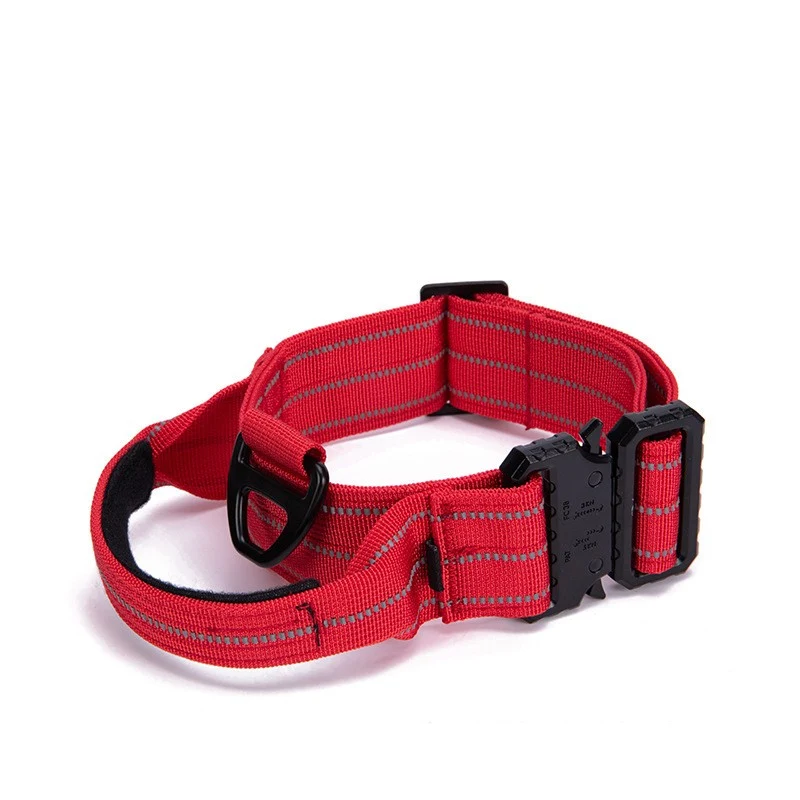 Title 2, Quick Release Dog Collar Night Reflective Dog W...