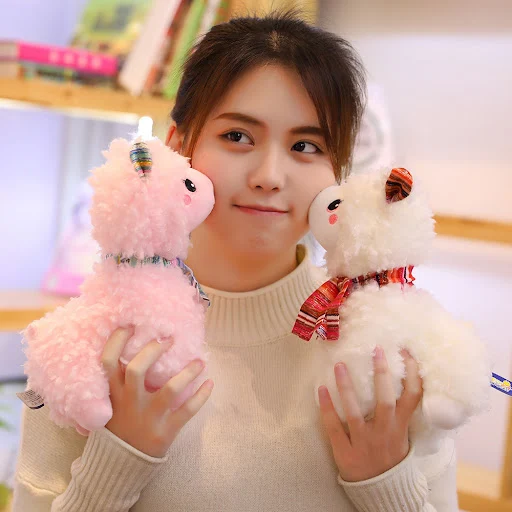 Title 4, Cute Scarf Plush Little Alpaca Catching Machine...