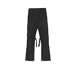 Licht uitlopende broek met strappy ritszomen voor een stijlvolle en moderne look. Perfect voor een comfortabele en modieuze outfit. — foto 3