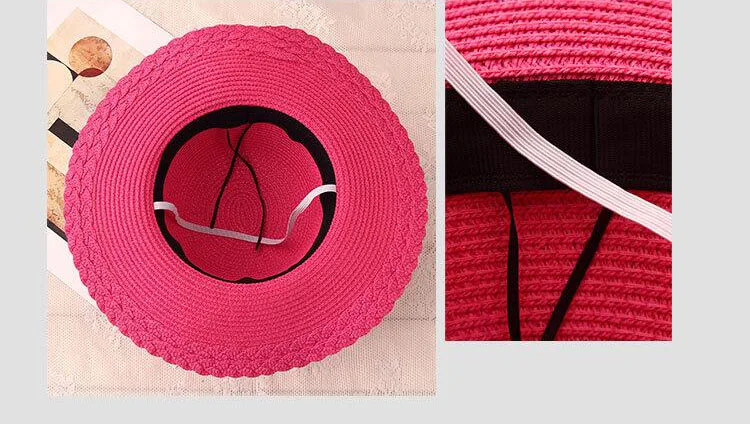 Title 5, Flower Lace Childrens Sunscreen Shade Straw Hat
