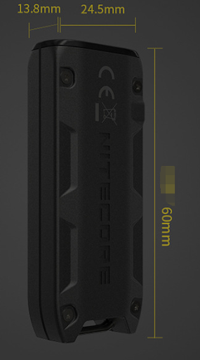 Title 5, SE Glare Mini LED Flashlight USB, Compact and P...