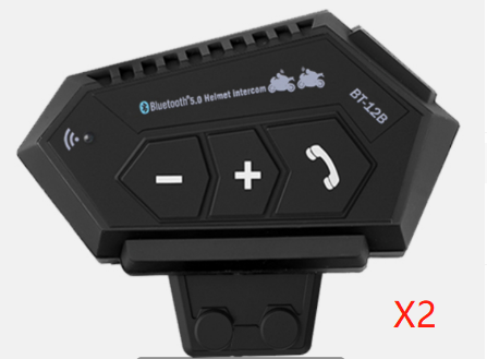Motorcycle Helmet Bluetooth Headset Wireless All-in-one Integrated Communication System Enjoy clear calls, music, and GP — photo 2
