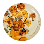 Prato de porcelana Van Gogh Export de 8 polegadas Elegante para servir petiscos, sobremesas ou para decoração de mesa. — foto 15