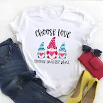 Personalized English Letters Couple Men's and Women's T-shirts. Design unique matching shirts to celebrate love and conn — photo 4