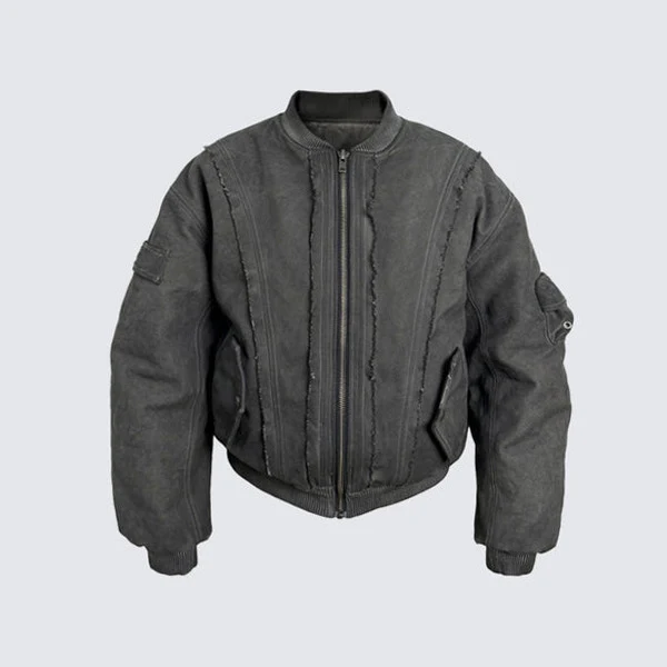 Jaqueta Solta Heavy Industry Street Trend Masculina Conforto e Estilo Urbano Casual Design Moderno Tendência da Moda — foto 1