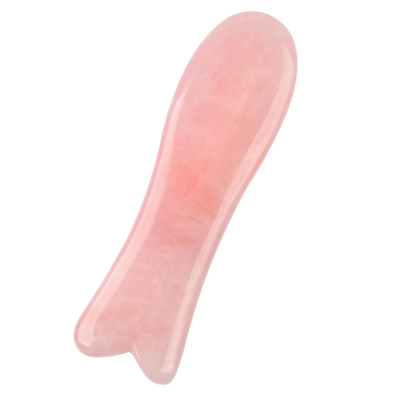 Title 20, Massaggiatore Gua Sha in Quarzo Rosa Naturale S...
