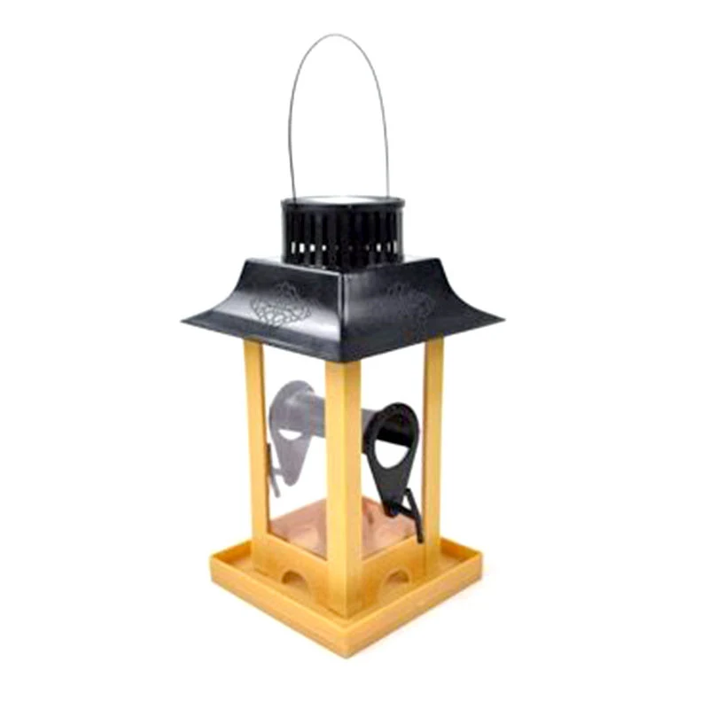 Title 3, Hook type solar lamp bird feeder Illuminate and...