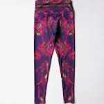 Leaf print fitness yoga pants for a comfortable and stylish workout experience, perfect for yoga, fitness, and all activ — photo 3