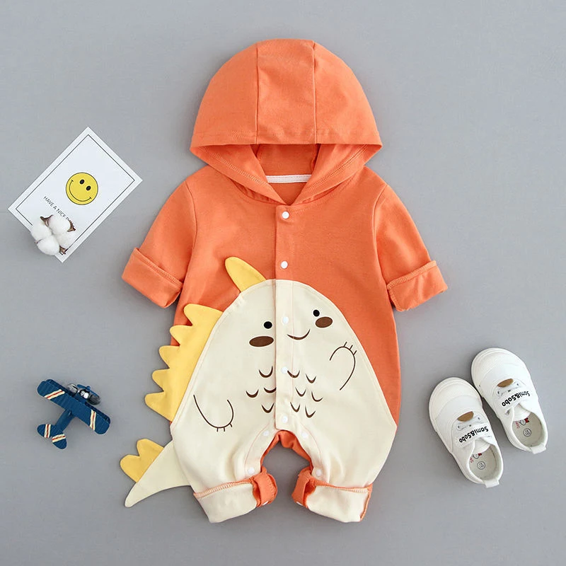 Macacão de Bebê Novo em Algodão Manga Longa Roupa de Bebê Confortável e Suave Ideal para Uso Diário e Proteger a Pele Sensível do seu Bebê — foto 2
