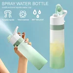Spray Water Bottle For Girls Large Capacity Outdoor Sport Fitness Water Cup Travel Drinkware. Stay hydrated and cool dur — photo 42