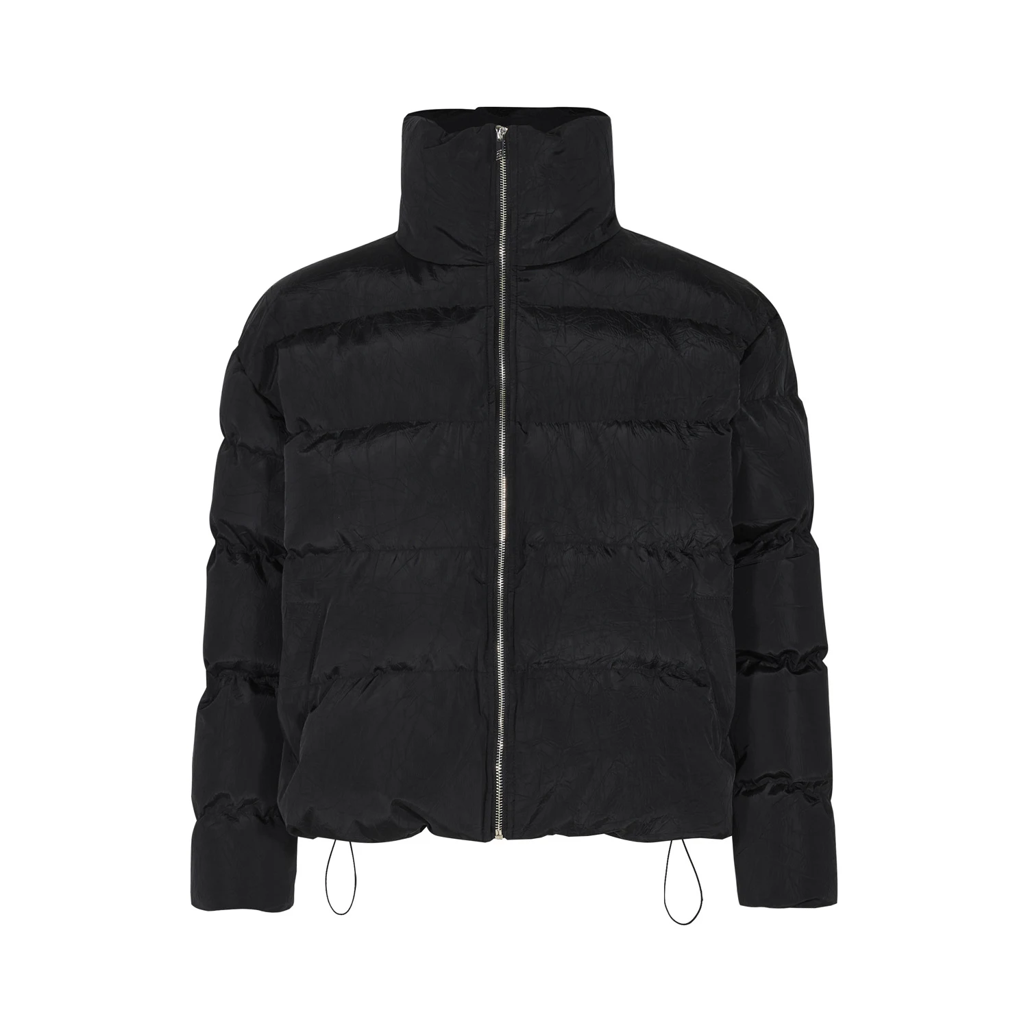 Vintage Crinkled High-grade Thickened Cotton-padded Coat provides warmth and comfort. Durable design, perfect for cold w — photo 1