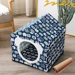 Four Seasons Universal Kennel Semi-enclosed Cat House provides year-round comfort and shelter for your feline friend, in — photo 2