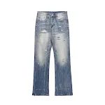 Heren High Street American Retro skinny jeans met scheuren, verwassen look en ripped effect. Perfect voor een casual, trendy uitstraling. — foto 6