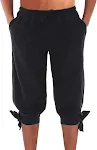 Men's Cotton and Linen Trousers with Ankle Strap, Medieval Viking Style, Comfortable and perfect for an authentic everyd — photo 8