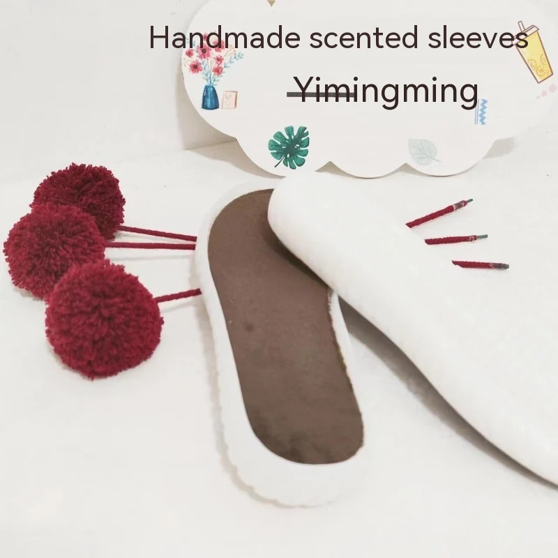 Title 3, Handmade Hook Shoes New Puff Pattern Woven Slip...