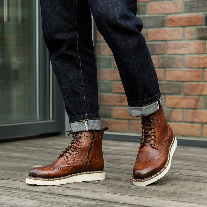 Title 2, Botas Martin Masculinas Estilo Britânico Botas ...