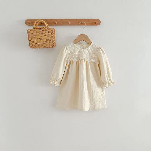 Title 16, Baby Spitze Stehkragen Jumpsuit Kleid Mädchen S...