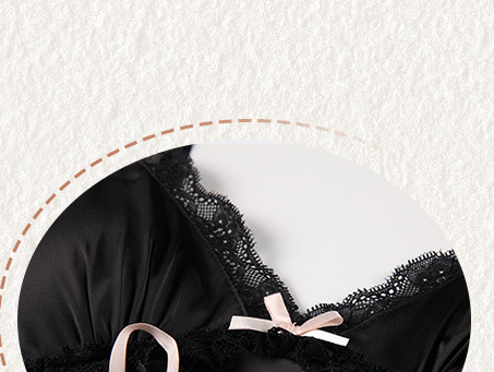 Title 6, Mesh See-through Pajamas With Straps And Chest ...