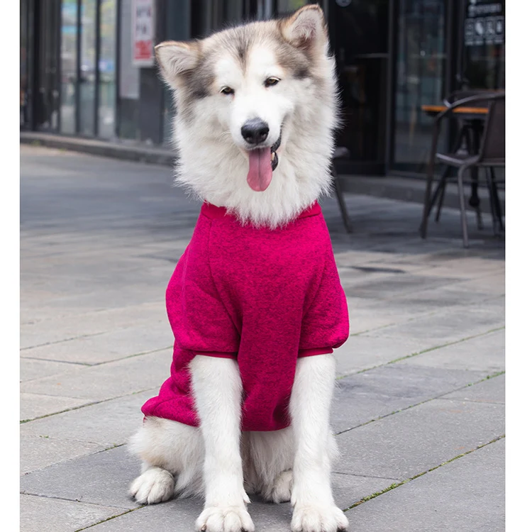Title 3, Large Size Dog Autumn Winter Sweater in the Bod...