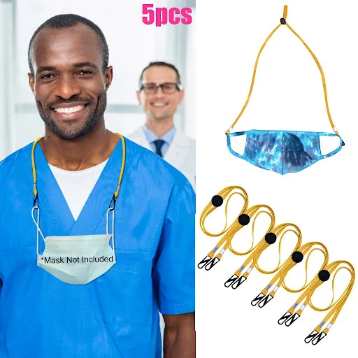 Title 40, Elastic band windproof rope mask adjustment rop...