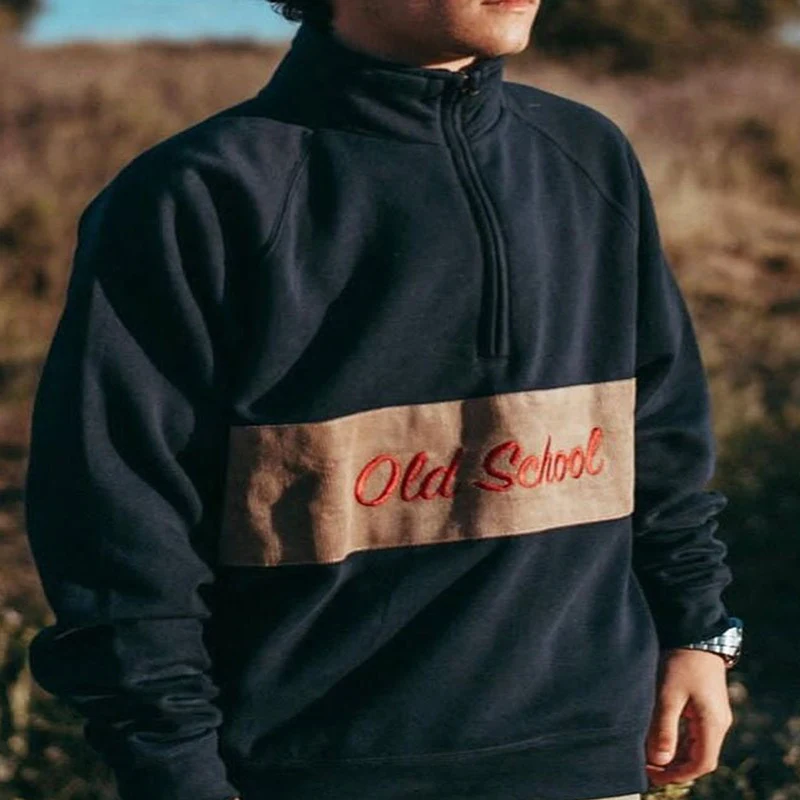 Moletom com capuz masculino, com costuras e bordados, mangas compridas, para um visual estiloso e confortável, ideal para diversas ocasiões — foto 3