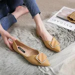 Women's Hollow Large Size Pointed Toe Flats, comfortable and stylish for everyday wear, perfect for work or a casual out — photo 3