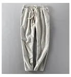 Autumn Linen Men's Casual Loose Cotton And Linen Pants Comfortable Breathable Casual Trousers Perfect for Everyday Wear — photo 27