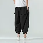 Ice Silk Cropped Beach Pants Loose Bloomers for ultimate summer comfort. Lightweight, breathable, and perfect for the be — photo 5