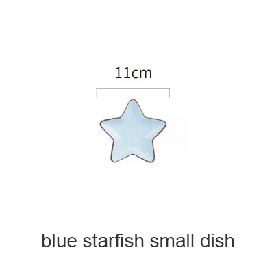Cute household ceramic plate set, ocean wind cartoon design bowls and dishes. Adorable tableware for a stylish and fun d — photo 1