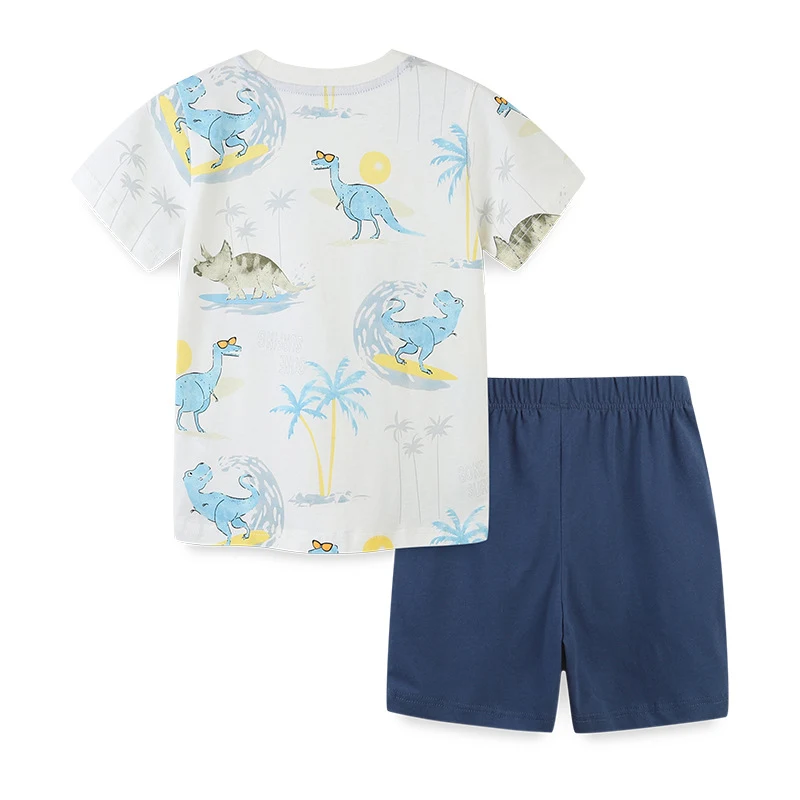 Title 2, Jongens zomer T-shirt en korte broek set, ademe...