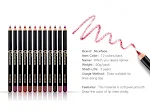 NICEFACE nude matte lipstick pencil for perfect lips. Long-lasting, easy application, intense color, and a natural matte — photo 14