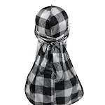 European and American popular artificial silk plaid strap pirate hat, perfect for cosplay, costumes, and themed events. — photo 6