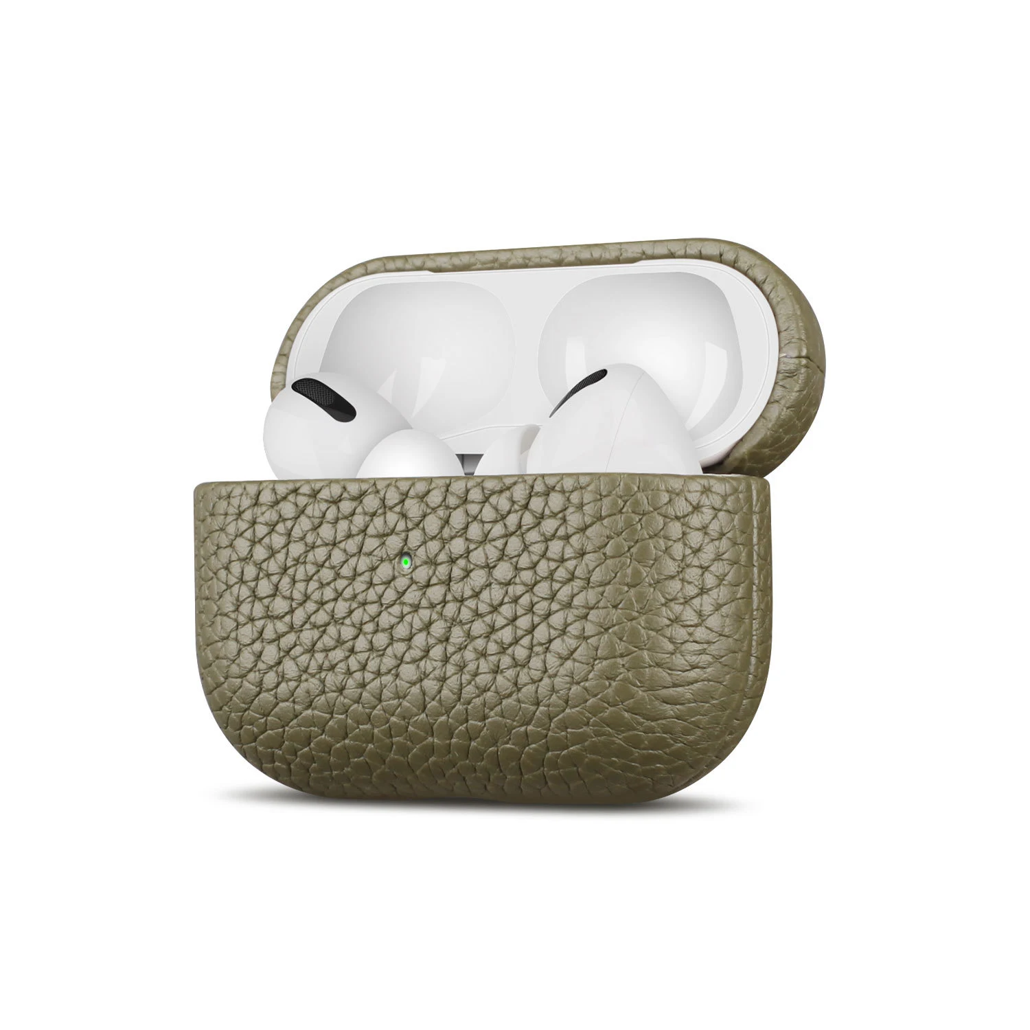 Title 5, Portable Leather Litchi Pattern Bluetooth Earbu...