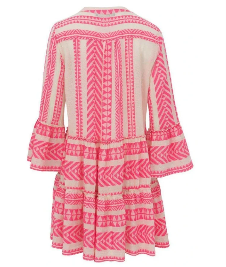 Title 6, Womens V-neck Printed Geometric Striped Skirt