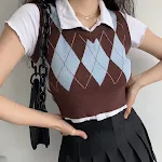 Brown vest