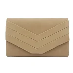 Bolso de mano plegable para cena de franela a la moda Perfecto para eventos elegantes y fácil de guardar. Ideal para llevar lo esencial con estilo. — foto 10