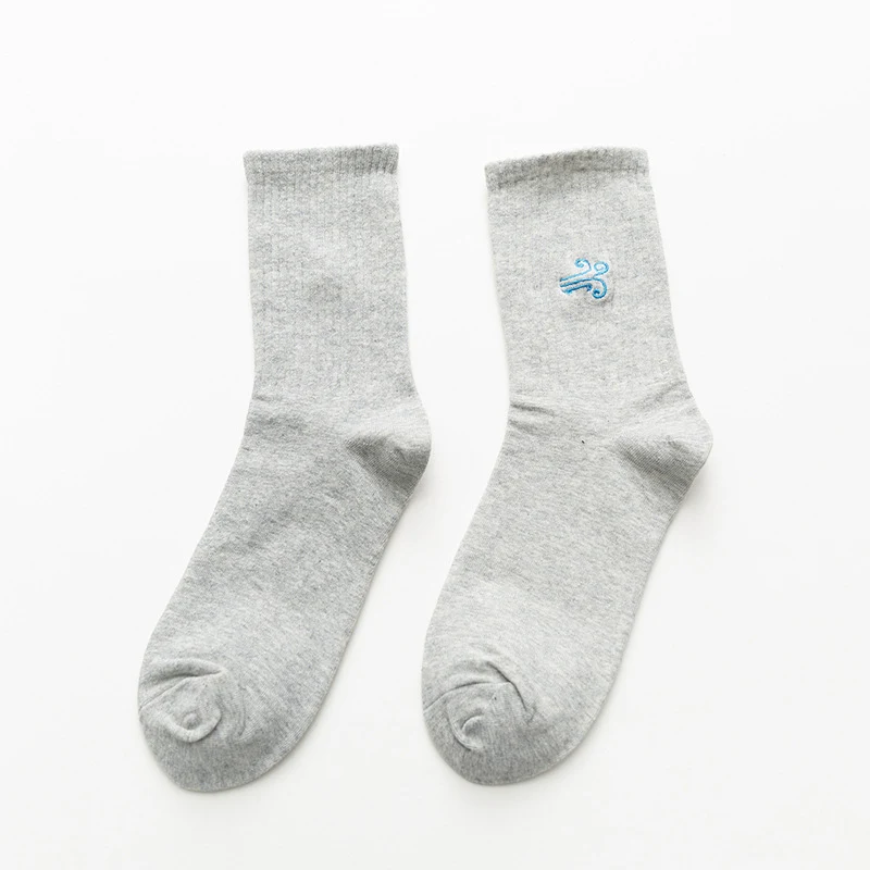Title 6, Cartoon embroidered weather tube socks, fun and...