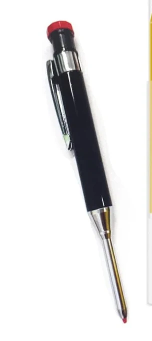 Metal Deep Hole Carpenter's Pencil Deep Hole Marker Drawing Pen for precise marking in woodworking, designed for deep ho — photo 3