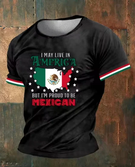 Camiseta Masculina Manga Curta Gola Redonda com Estampa 3D, Soltinha e Confortável, Perfeita para o Dia a Dia, Leveza e Liberdade de Movimentos — foto 6