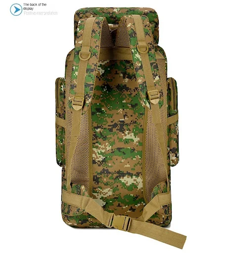 Title 15, Mochila de montañismo camuflaje para exteriores...