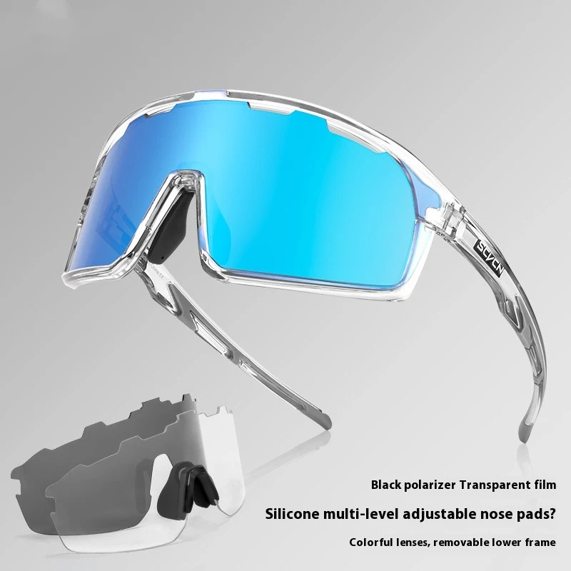 Óculos Esportivos de Ciclismo Duplos para Exterior Proteção UV para Mountain Bike Conforto e Visão Ideal em Trilhas — foto 10