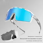 Óculos Esportivos de Ciclismo Duplos para Exterior Proteção UV para Mountain Bike Conforto e Visão Ideal em Trilhas — foto 10