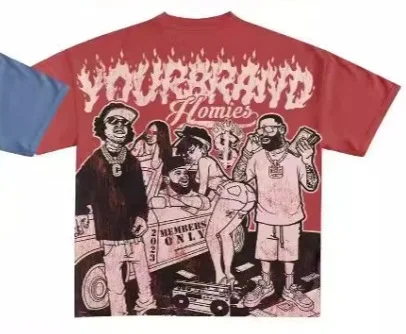 Y2g Harajuku Style T-shirt for Men, Hip Hop Gothic Top, perfect for expressing your unique style and adding an edgy, urb — photo 2