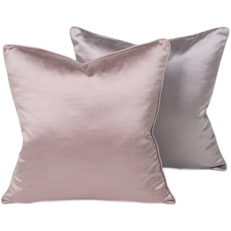 Almofada Quadrada Tencel 100S Cor Sólida para Sofá Capa de Almofada Macia e Confortável Decoração Elegante Durável — foto 10