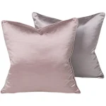 Almofada Quadrada Tencel 100S Cor Sólida para Sofá Capa de Almofada Macia e Confortável Decoração Elegante Durável — foto 10