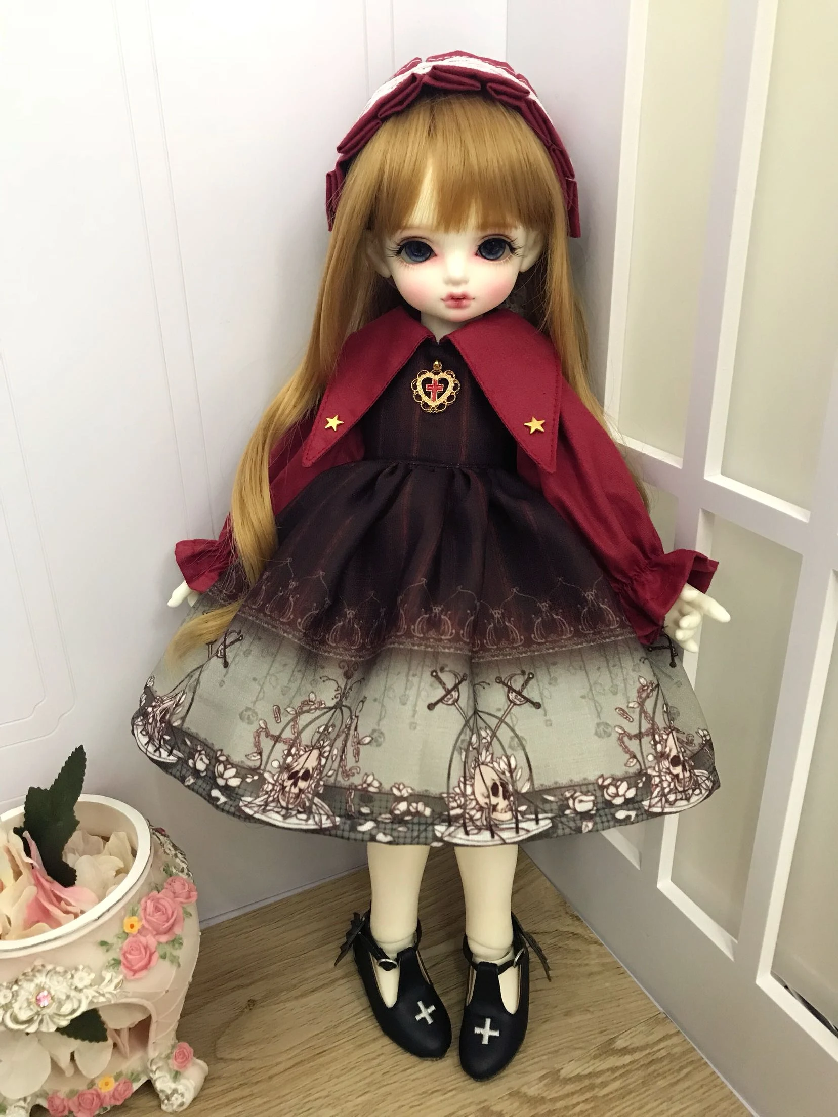 Vestido de roupa para bebê gigante Spot BJD 46, perfeito para bonecas, macio e adorável, ideal para vestir e brincar com seu bebê gigante. — foto 4