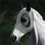 Lycra Horse Fly Mask With Ears Comfort Fit Mesh Trail Pasture Sun UV Protection for horses - keeps them safe and comfort — photo 2