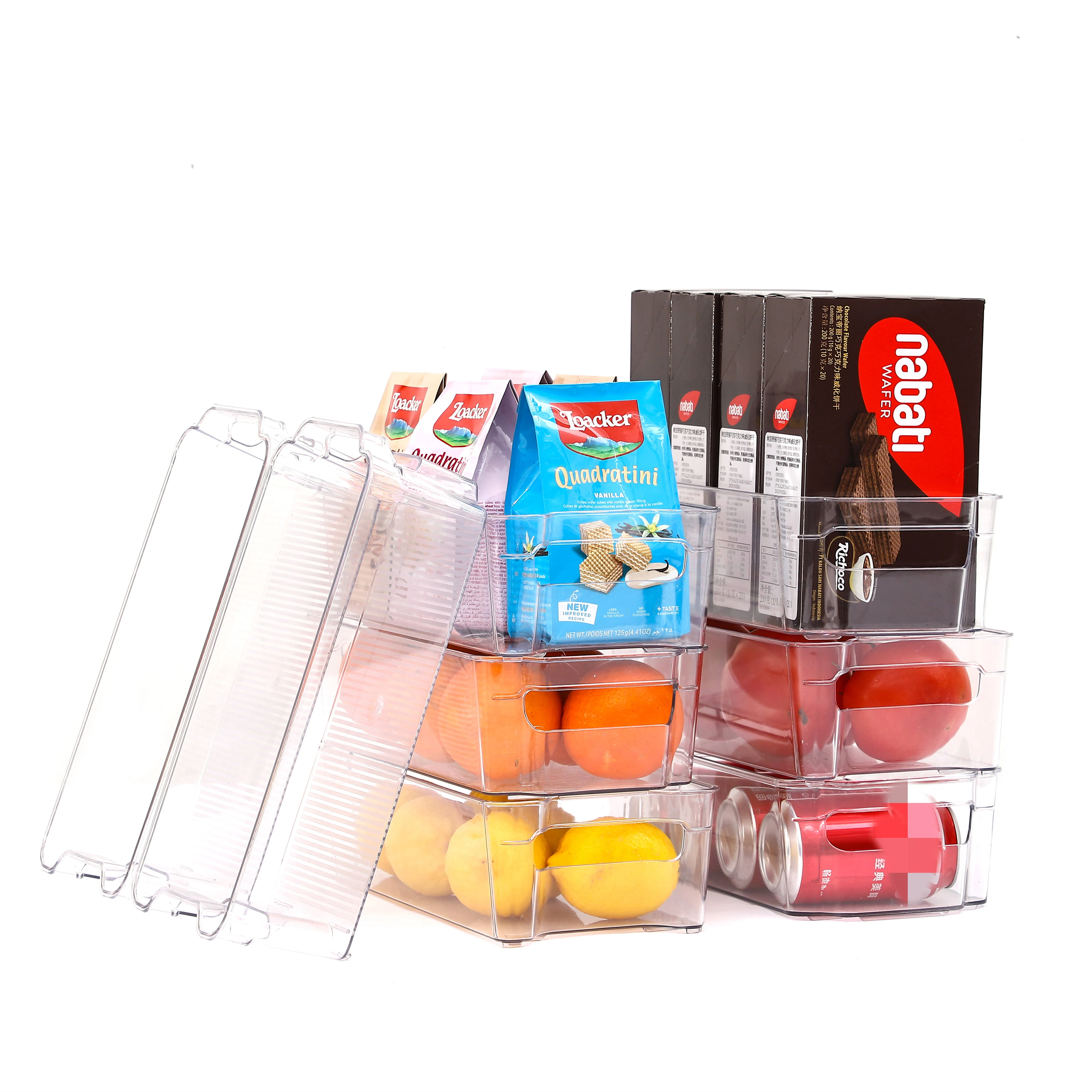 8pcs Refrigerator Organizer Small Size Fridge Bin Set. Keep your fridge tidy, maximize space, and store food efficiently — photo 4