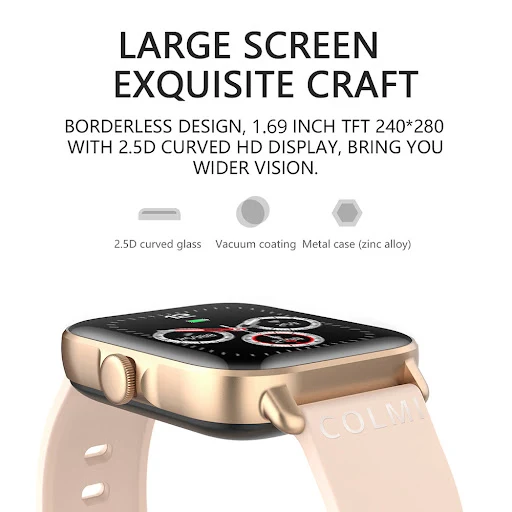 Title 7, Waterproof Full Screen Smart Watch Track Fitnes...