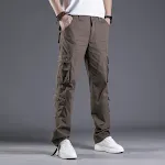 Pantalones Cargo Holgados Multibolsillos Hombre Camuflaje Talla Grande Rectos Algodón Ideales para Actividades al Aire Libre — foto 4